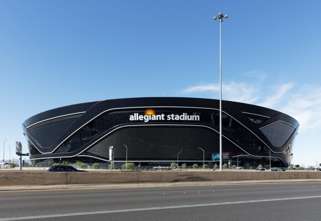 Allegiant Stadium, site of the Mountain West Championship game